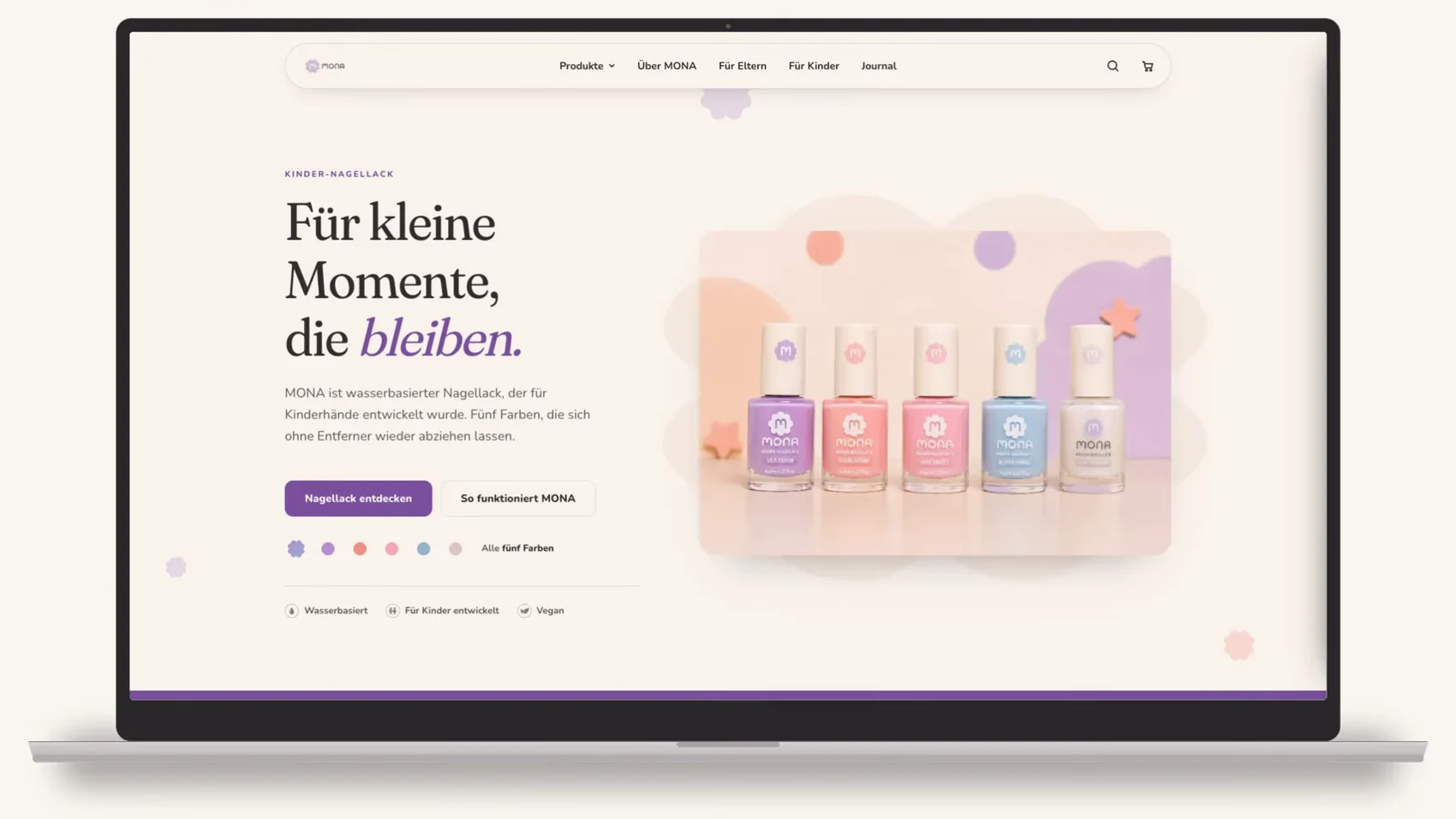 Der MONA Shop auf dem großen Bildschirm